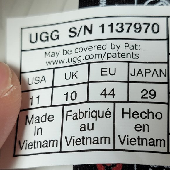 Ugg Maxxer White Woven LOGO Slide Sandal Sugarcane EVA Men's Shoes Sz 11 New - Picture 7 of 7